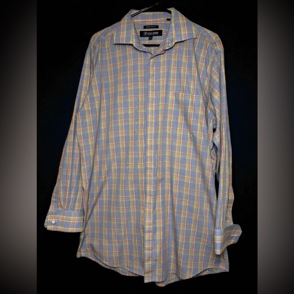 Stacy Adams Multicolor Plaid Shirt